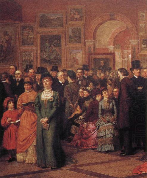 William Powell Frith The Private View of the Royal Academy china oil painting image